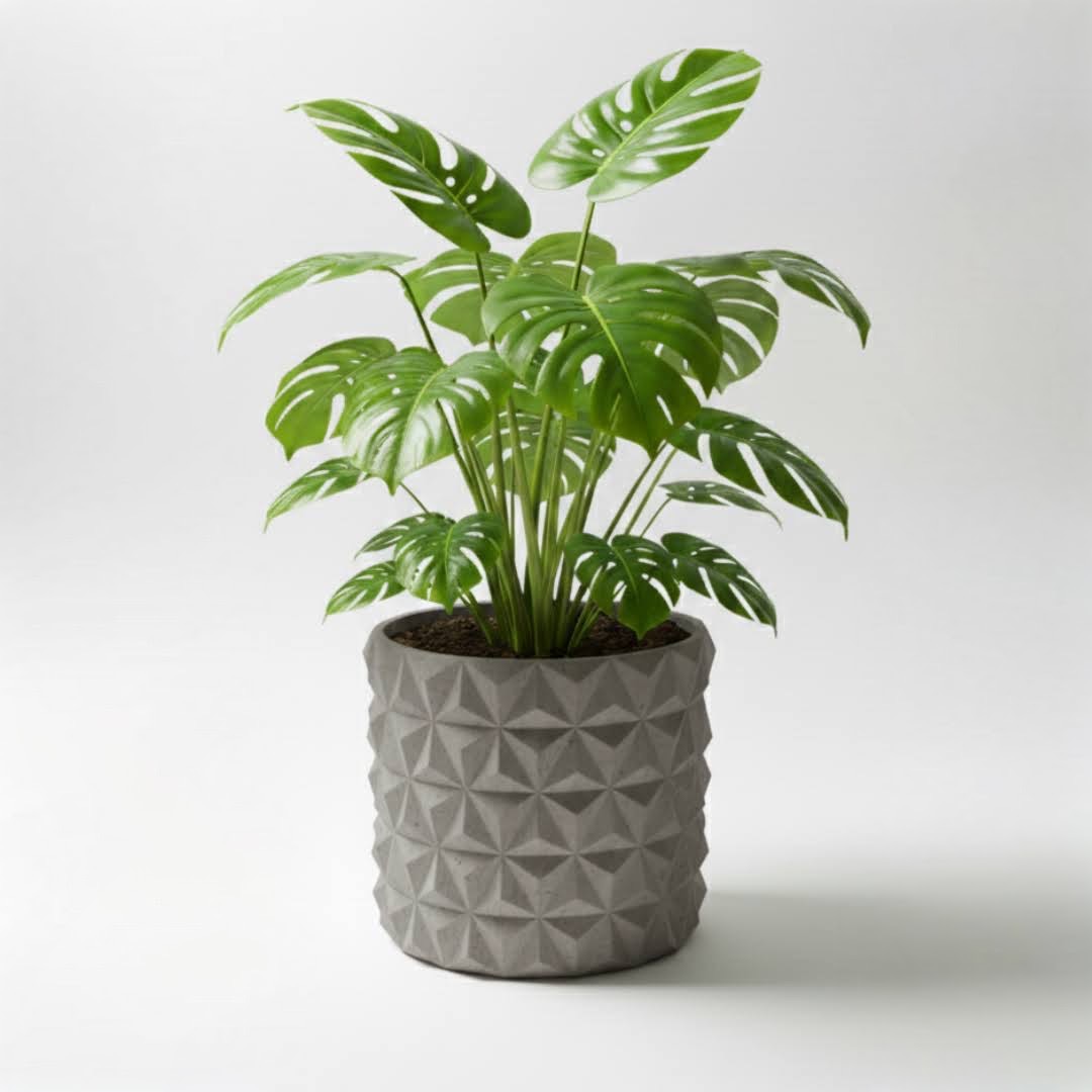 concrete prism planter